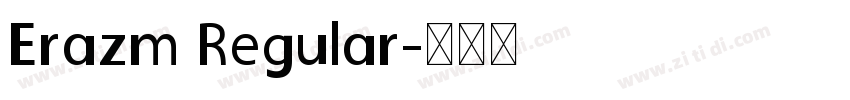 Erazm Regular字体转换